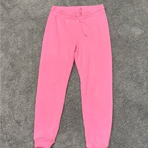 NWOT J. Crew Hot Pink Drawstring Joggers